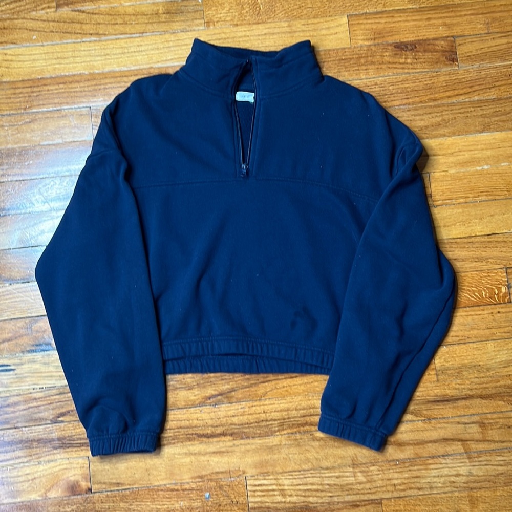 GARAGE Cropped Quarter Zip